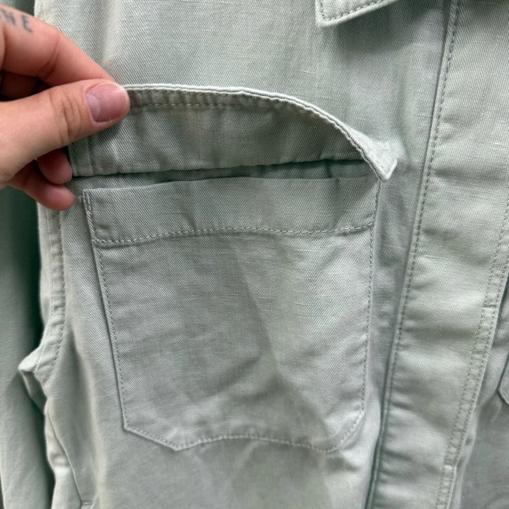 Banana Republic Size Medium Light Bomber Style Jacket - Picture 3 of 13